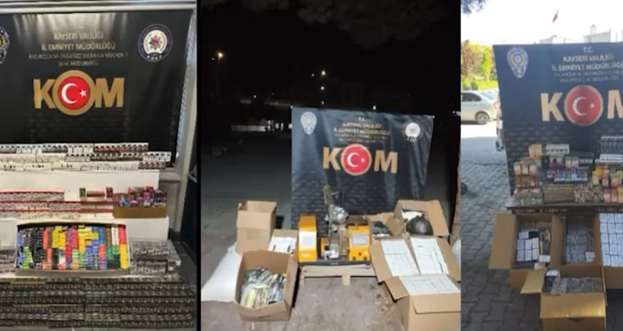 Illegal cigarette operation in Kayseri: 2 people arrested - Breaking News
