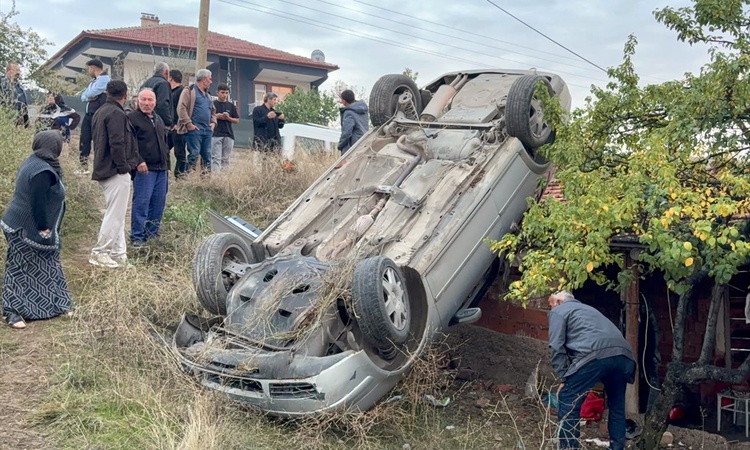 Kırıkkale'de kömürlük çatısına devrilen otomobilde yaralanan kimse olmadı ve Merak Edilenler