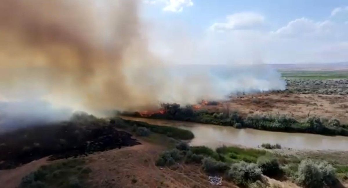 Frightening shroud flames around the Kızılırmak River - Breaking News