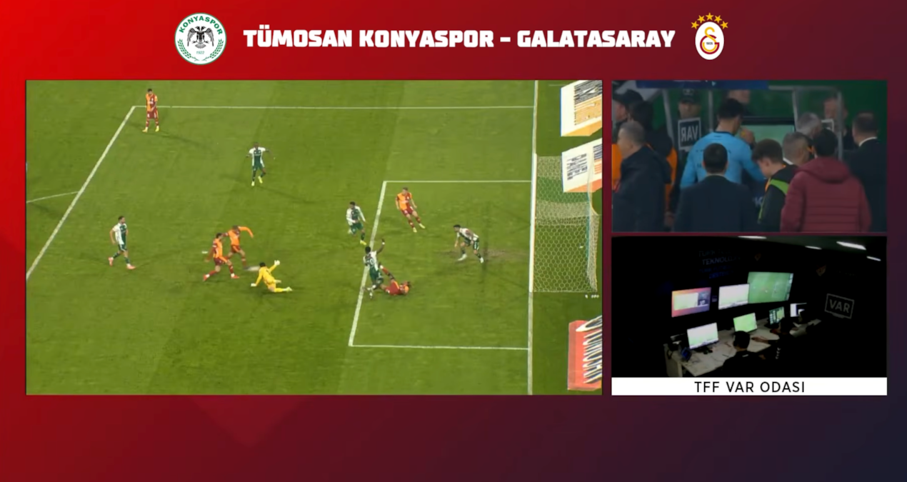 Konyaspor-Galatasaray maçının VAR kayıtları resmen duyuruldu - En Son Haber - Son Dakika Bilgileri
