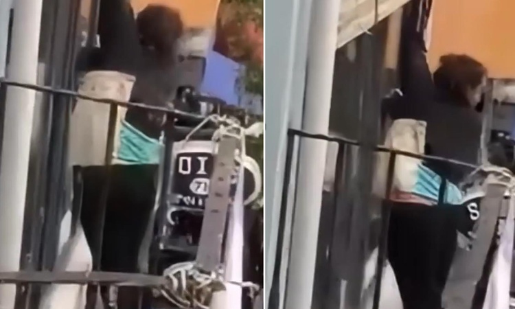 Kritik Açıklama: 2 erkekle aynı otel odasında kalan kadın pencereden aşağı gerileme kaydetti