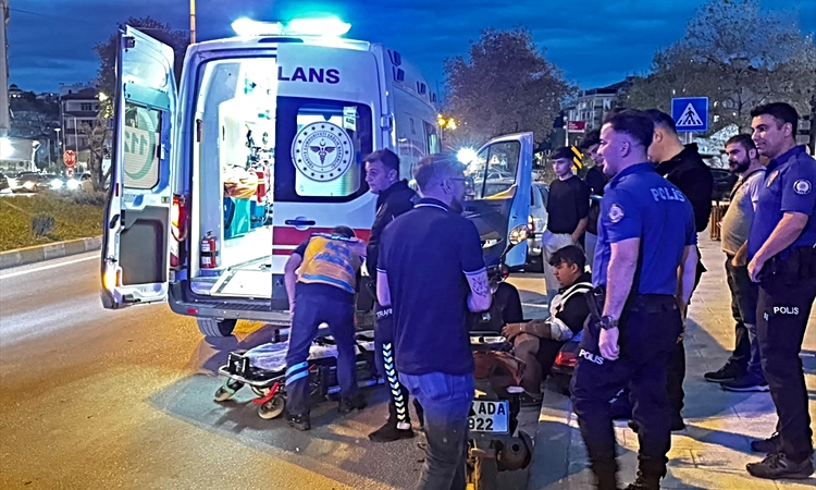 Kritik Açıklama: Boyabat'ta devrilen motosikletin sürücüsü yaralandı - Son Dakika Bilgileri