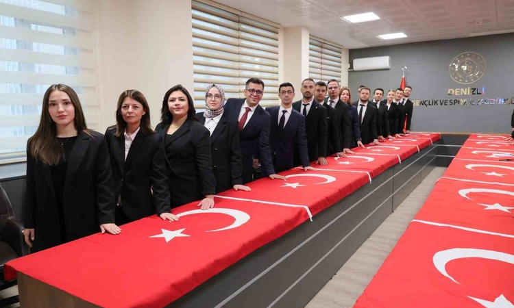 Kritik Açıklama: Denizli Gençlik ve Spor İl Müdürlüğünde 43 sözleşmeli personel yemin ederek memur oldu ve Mer