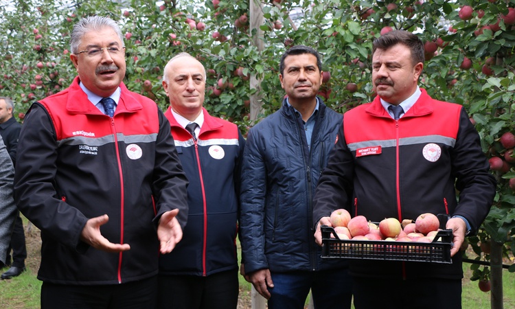 Kritik Açıklama: Eskişehir Mahmudiye'de 570 dekarda meyve üreten işletmeyi Vali Yılmaz inceledi