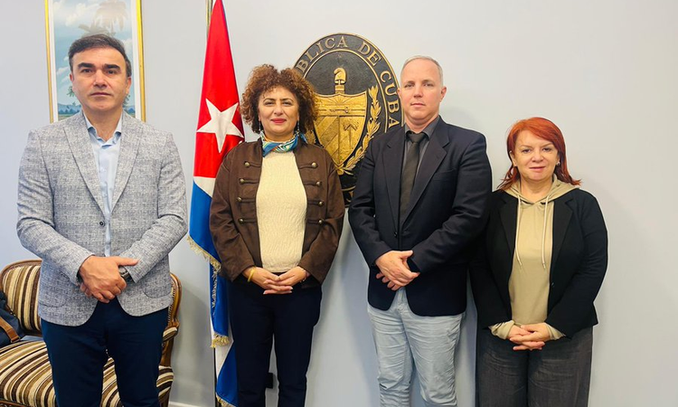 Kritik Açıklama: KESK heyeti, Küba Büyükelçiliği'nde 28 Ekim BM oturumundaki abluka çağrısını ele aldı | İşte