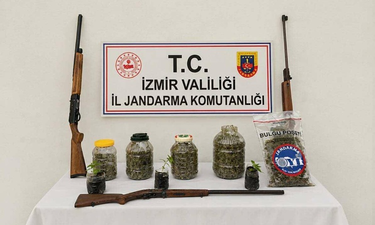 Kritik Açıklama: Ödemiş'te operasyonda esrar ve 2 av tüfeği ele geçirildi, şüpheli hakkında tutuklama kararı v