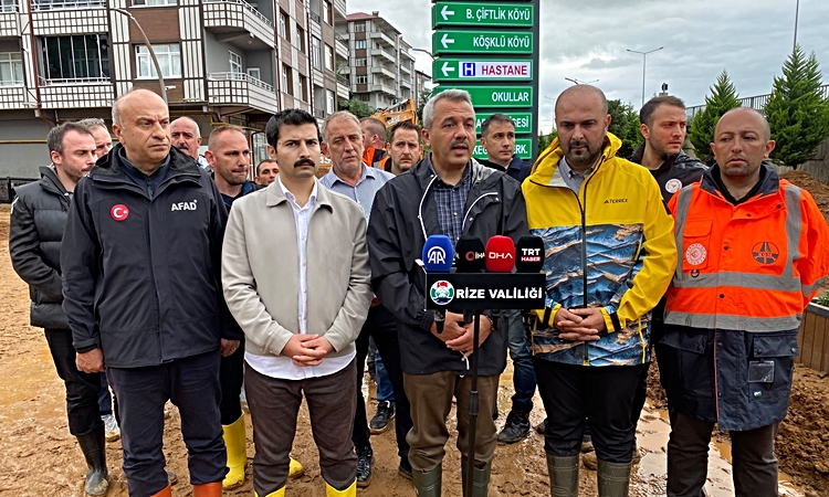 Kritik Açıklama: Rize'de metrekareye 190 kilogram yağış gerileme kaydetti, İyidere'de su baskını meydana geldi