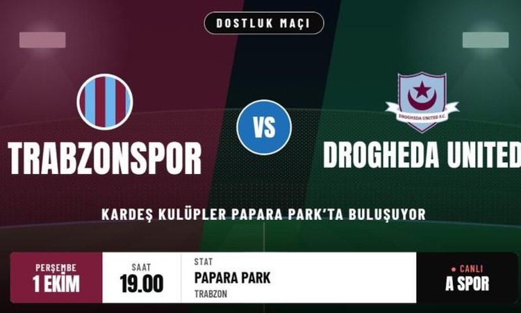 Kritik Açıklama: Trabzonspor Drogheda maçı ne zaman, saat kaçta ve hangi kanalda?: Gelişmeler Takip Ediliyor