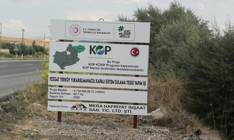 Kritik Açıklama: Yozgat'ta 3 bölgede daha kapalı sulama sistemi yüzde 30 tasarruf sağladığı belirtiliyor | İşt