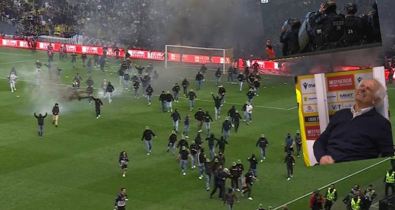Ayrıntılar Netleşti: Küme düştüler sahaya daldılar! Eski Trabzonspor teknik direktörüne saldırdılar - Haberler