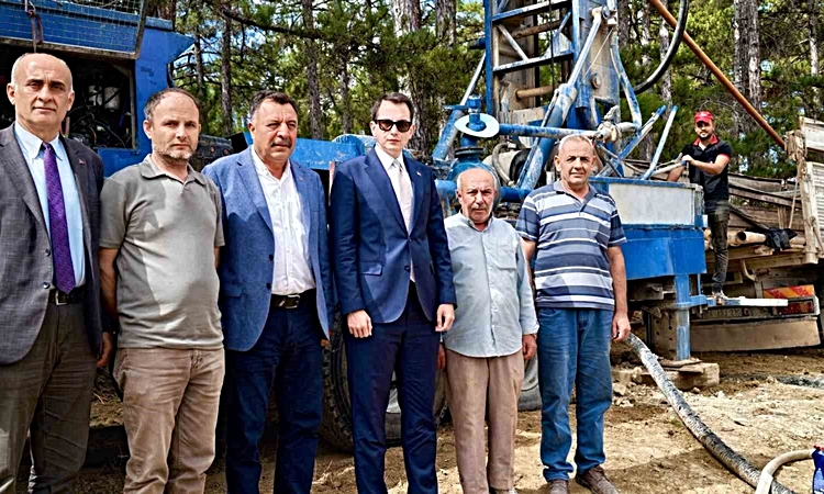 Kütahya Hisarcık'ta Aşağı Yoncaağaç'ın suyu için süren sondaj çalışmaları incelendi | İşte Tüm Ayrıntılar