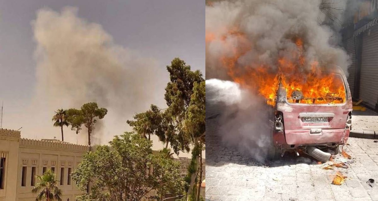 Explosions occurred near the hotel where Macron stayed in Syria - News