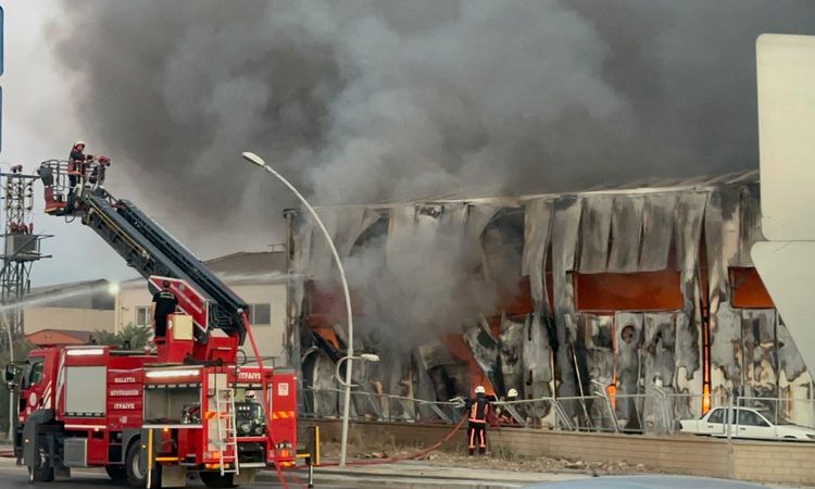 Flames in the bus maintenance and repair workshop in Malatya - News