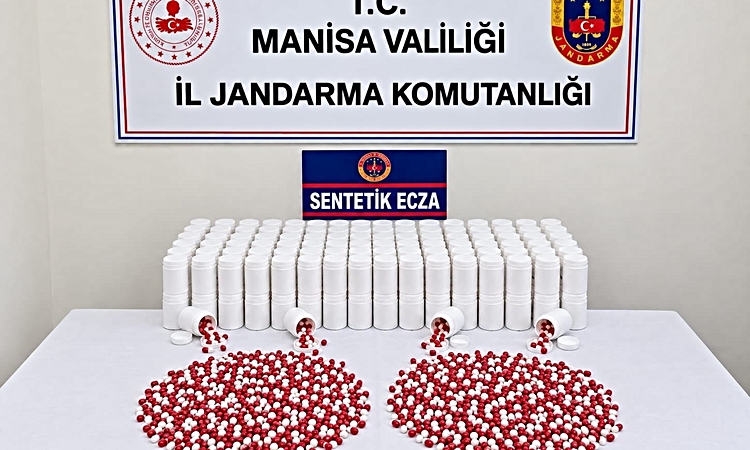 Manisa'da kırsala gizlenen 12 bin 450 sentetik hap ele geçirildi, şüpheli hakkında tutuklama kararı verildi