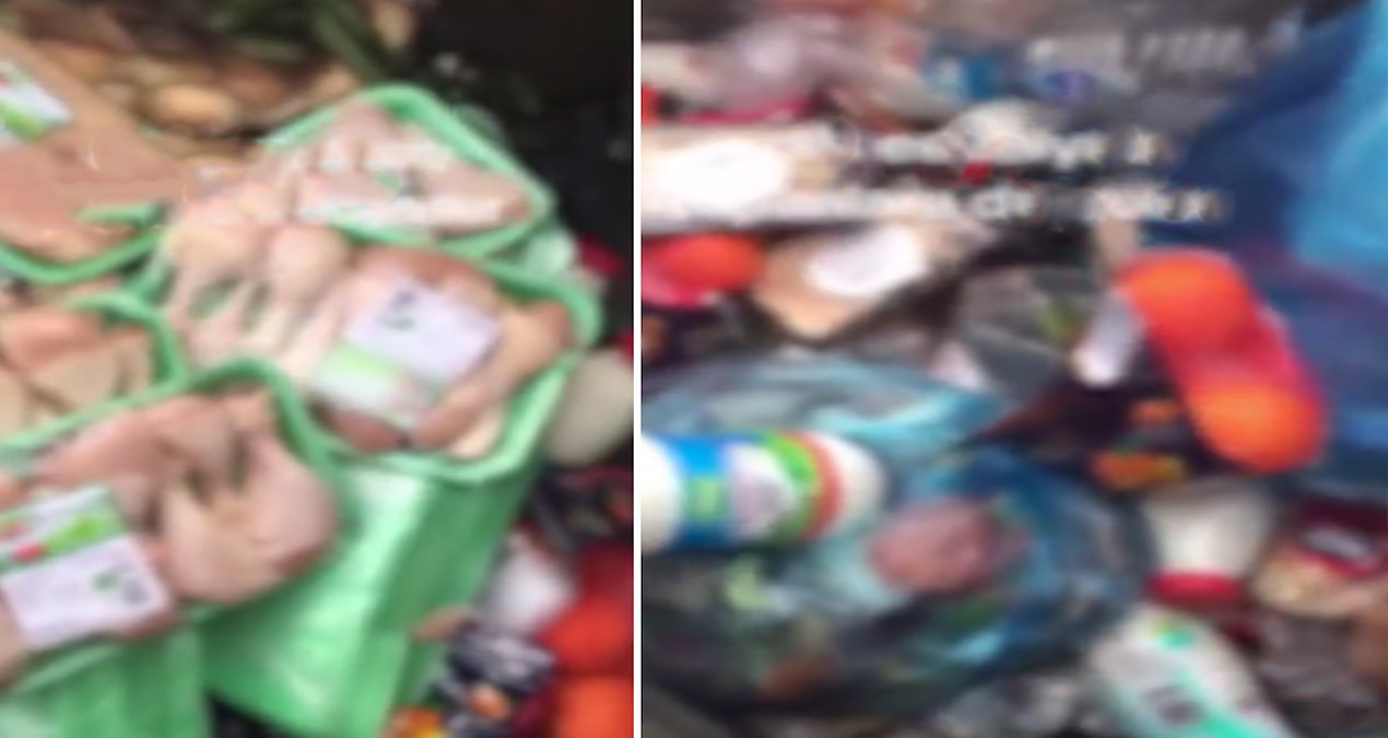Marketin önündeki çöpe bakınca dondu kaldı: Görüntüler Türkiye'den - Son Dakika Haberleri ve Merak Edilenler