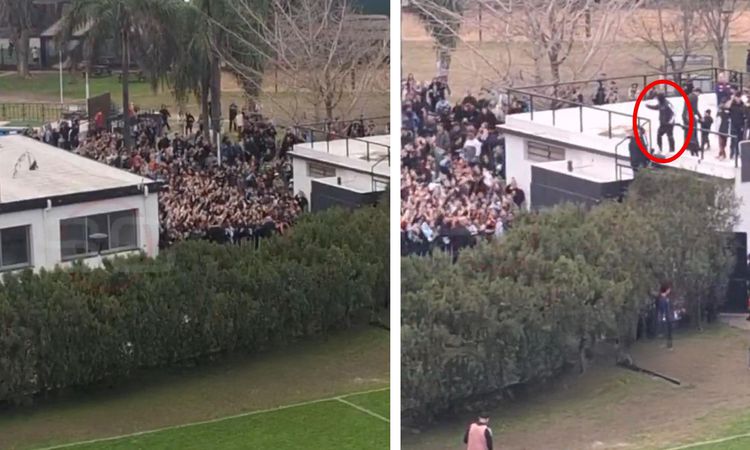 Son Gelişme: Messi'nin maç izlemeye geldiğini duyan Arjantinliler stadyuma akın etti - Son Dakika