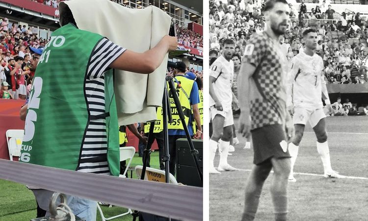 Kritik Açıklama: Mısırlı foto muhabiri, 2026 FIFA Dünya Kupası'nı 96 yıllık körüklü kamerayla fotoğrafladı - S