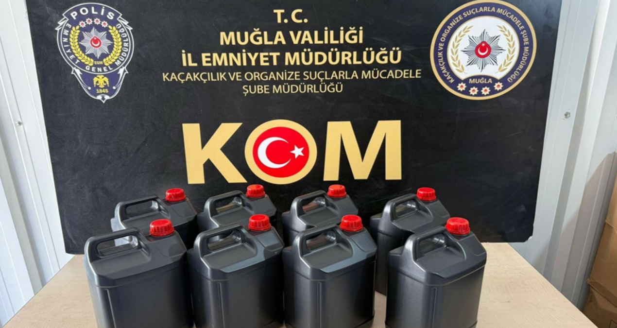 Muğla'da 475 litre etil alkol yakalandı - En Son Haber: Gelişmeler Takip Ediliyor