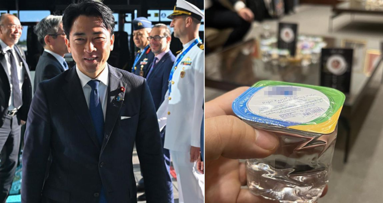 The Japanese minister who came to the NATO summit could not believe his eyes when he saw the water given - Breaking News