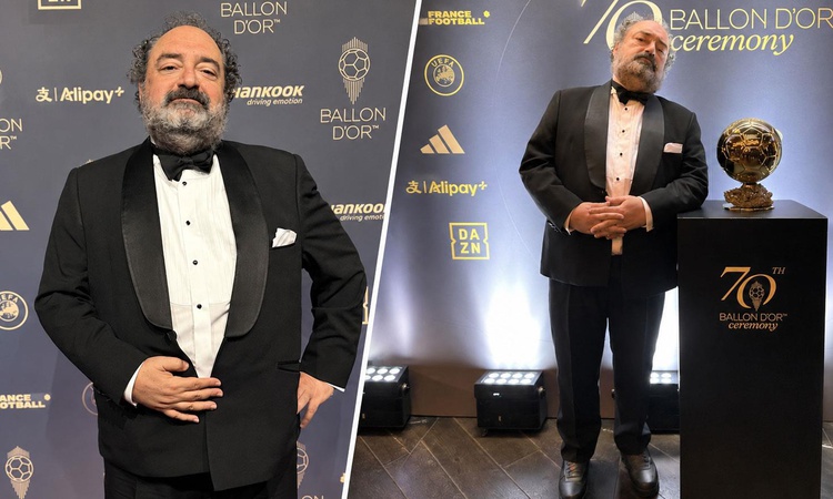 Nevzat Aydın Ballon d'Or töreninde! Herkes aynı yorumu yaptı: Para var huzur var - Son Dakika Bilgileri