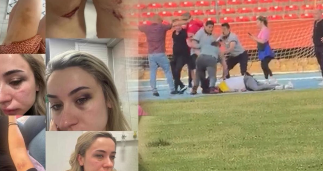 Ayrıntılar Netleşti: Öğretmen Elif'in yaşadığı şiddeti gören abisi stadyumun ortasında tekme tokat dayak attı