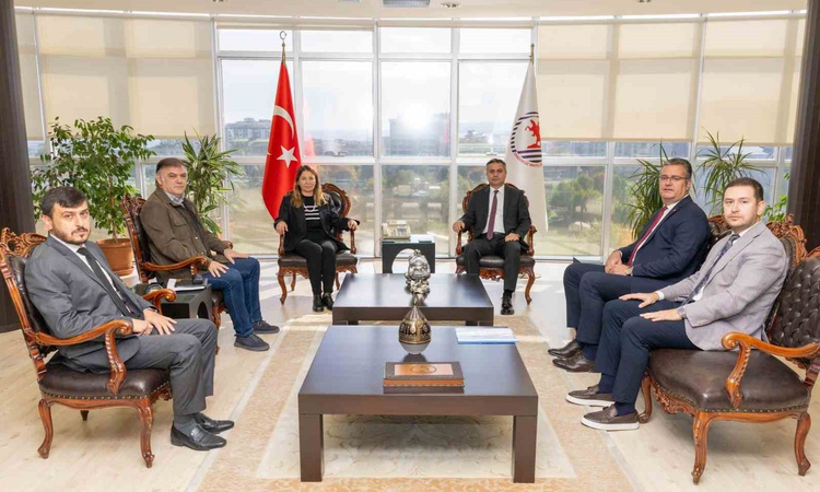 OMÜ Rektörü Aydın, Bafra Kaymakamı Altınpınar ile iş birliğini görüştü: Gelişmeler Takip Ediliyor