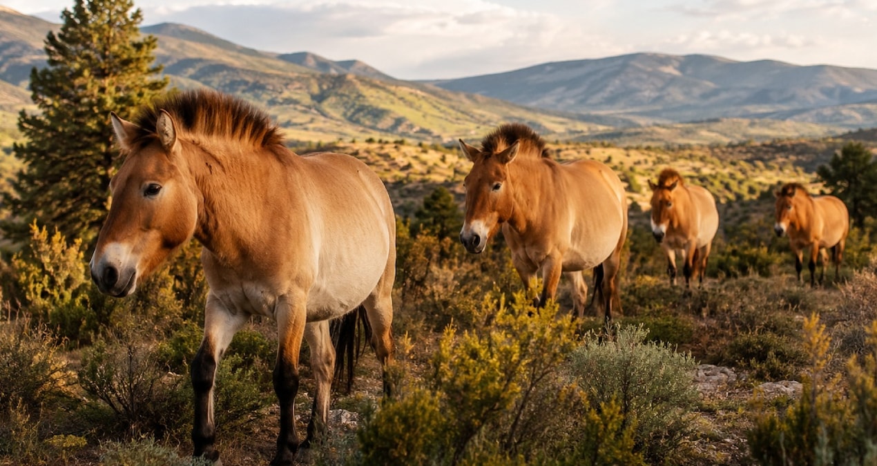 They found the solution to save the forests in wild horses - News
