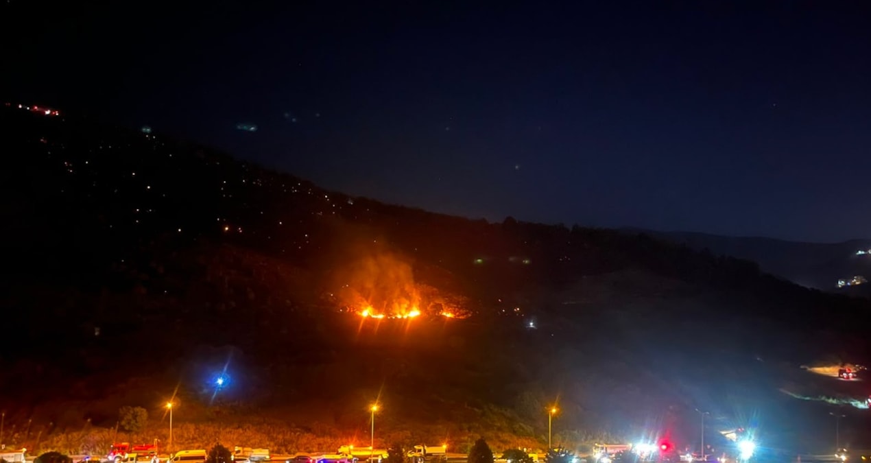 The fire that broke out in the grassland spread to the forest; The wind made the flames bigger - Breaking News