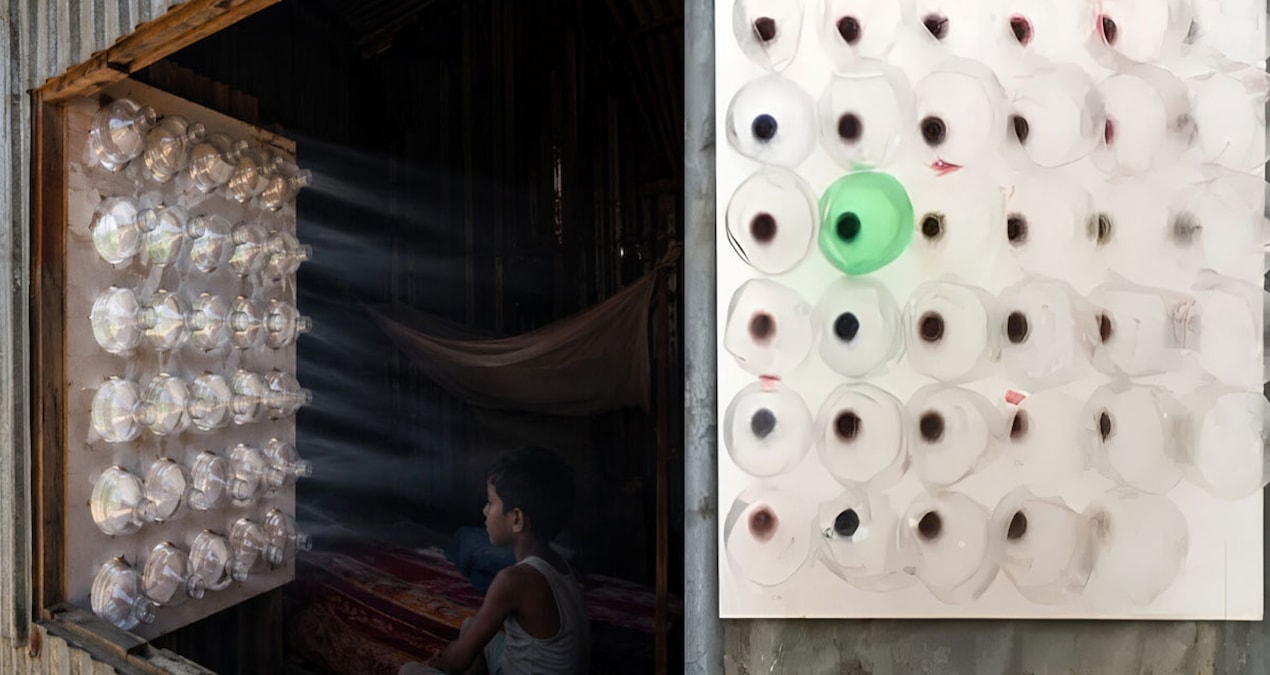 He invented a free air conditioner with plastic bottles: It cools at 5 degrees at once - Last Minute