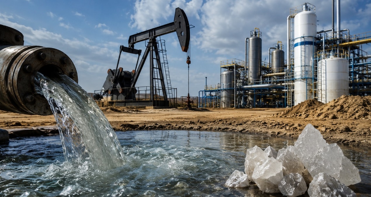They will convert salt water from the oil field into lithium - News