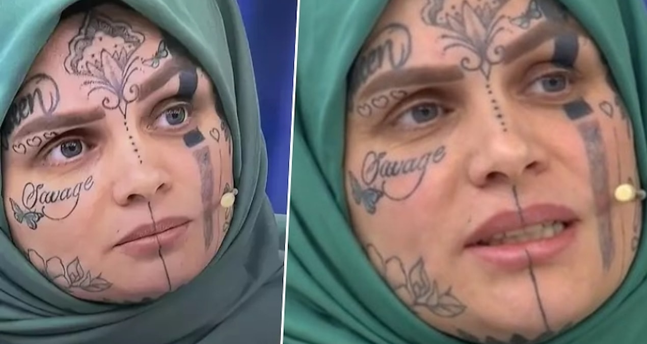 Son Gelişme: Programa mağduriyeti değil, yüzünü kaplayan dövmeler damga vurdu - Son Dakika: Gelişmeler Takip E