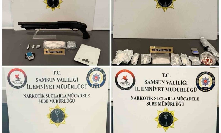 Samsun'da 4 ilçede uyuşturucu operasyonu yapıldı, 331,5 gram metamfetamin ele geçti - Son Dakika Bilgileri