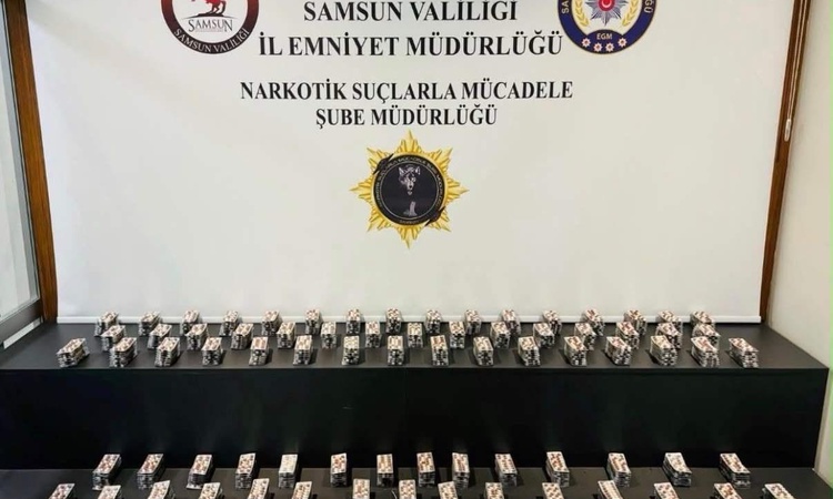Samsun İlkadım'da narkotik operasyonda 5 bin 656 sentetik ecza hapı ele geçirildi | İşte Tüm Ayrıntılar