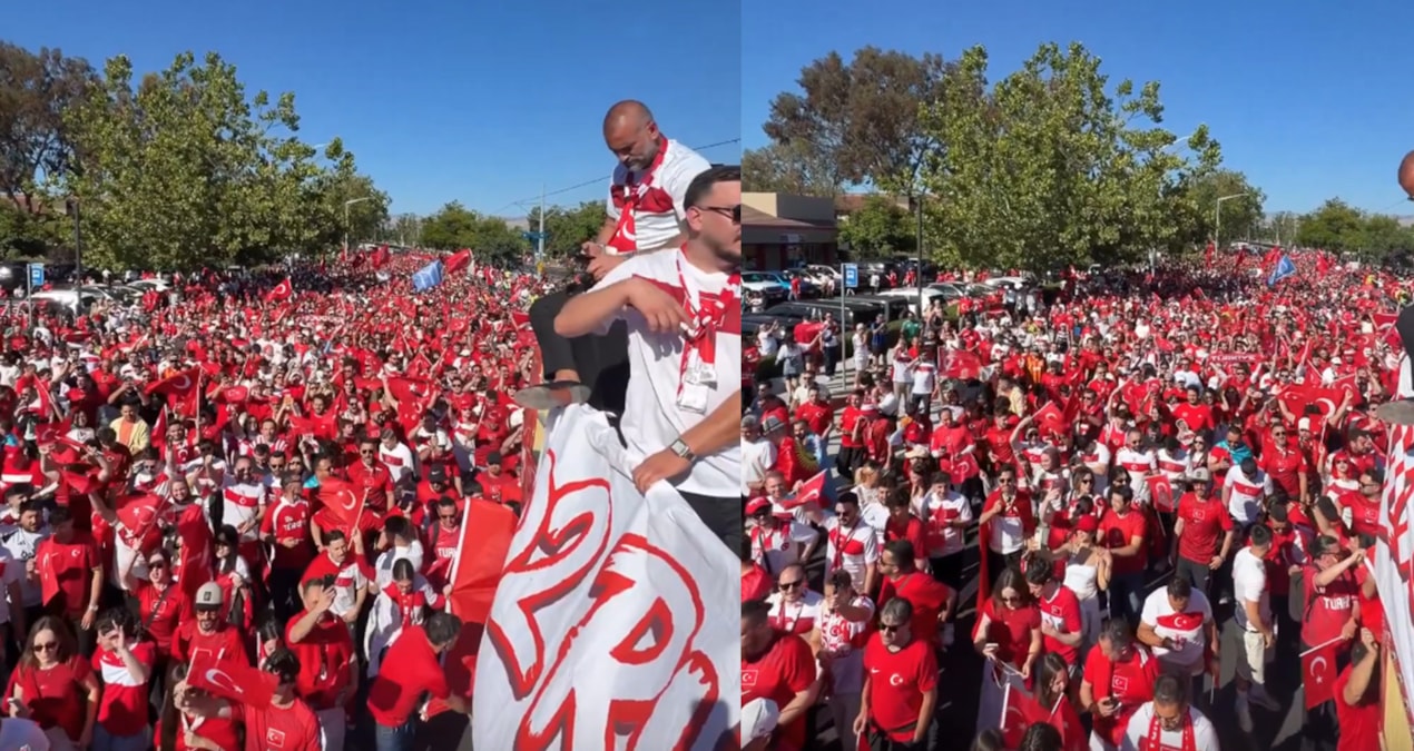 Son Gelişme: San Francisco’da dünyayı şaşırtan Türk yürüyüşü! Binlerce Türk İzmir marşıyla yürüdü - Son Dakika