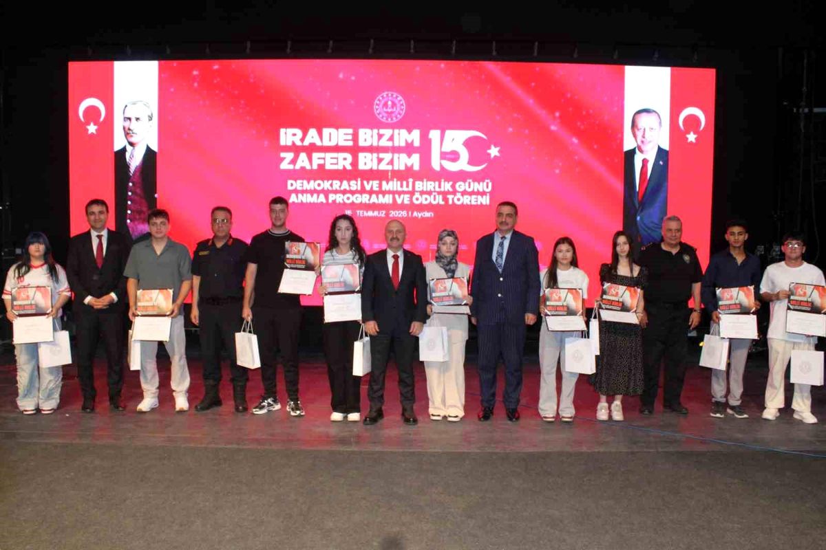 Hot Development: Türkiye award ceremony of July 15 themed competitions was held in Aydın: Here are the Details