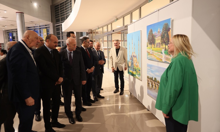 Sıcak Gündem: Edirne'de 24 Balkan ressamının 40 eserlik sergisi törenle açıldı