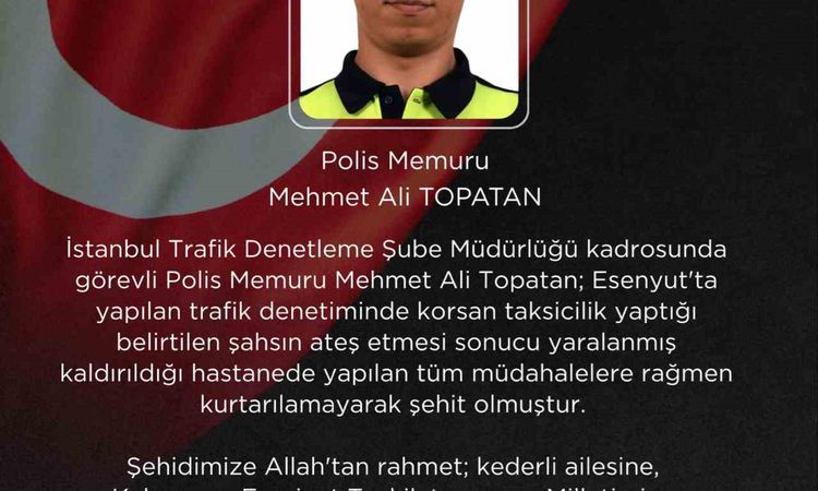 Sıcak Gündem: İçişleri Bakanı Çiftçi, Şehit Polis Mehmet Ali Topatan İçin Başsağlığı Mesajı Yayımladı: Gelişme