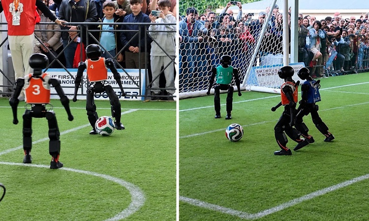 Sıcak Gündem: İtalya'da insansı robotlar futbol müsabakasında karşılaştı | İşte Tüm Ayrıntılar
