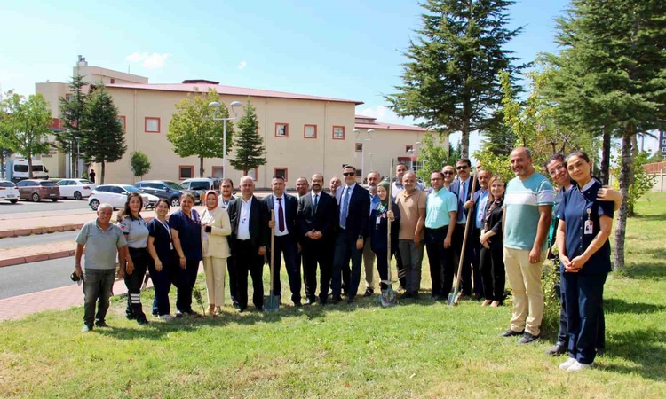 Sıcak Gündem: Kayseri Devlet Hastanesi kliniğinde ağaç dikme etkinliği düzenlendi