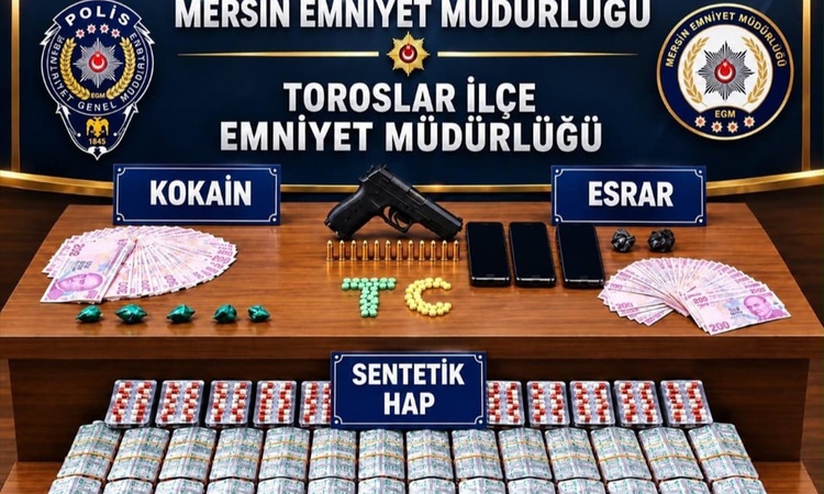 Sıcak Gündem: Mersin'de uyuşturucu operasyonunda 4 şüpheli hakkında tutuklama kararı verildi, 5 bin 422 hap el