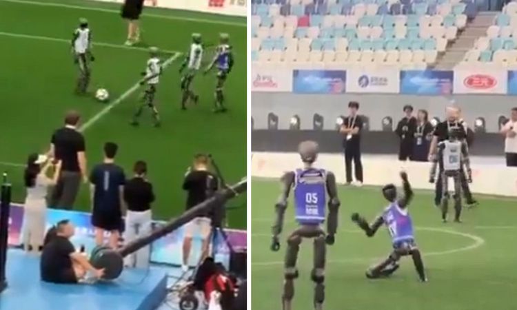 Sıcak Gündem: Robotlar yeşil sahaya indi! Kıran kırana futbol maçı: Gelişmeler Takip Ediliyor