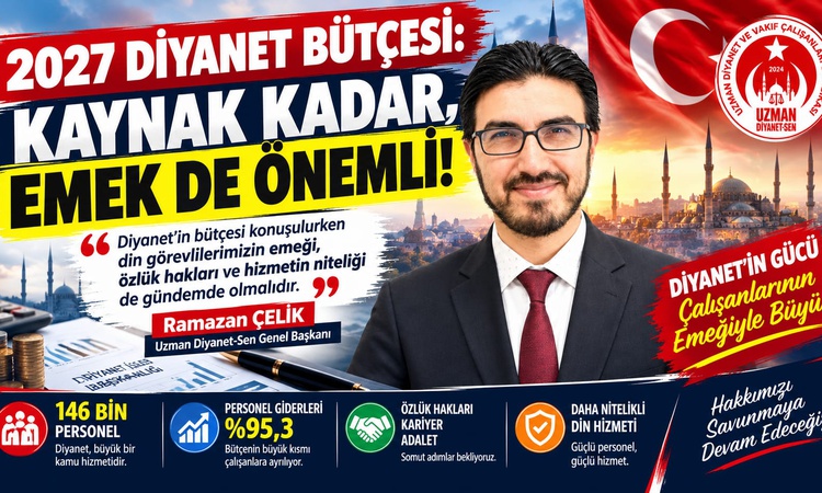 Sıcak Gündem: Uzman Diyanet-Sen, 229,1 milyar liralık Diyanet bütçesinde 3600 ek gösterge bekliyor | İşte Tüm