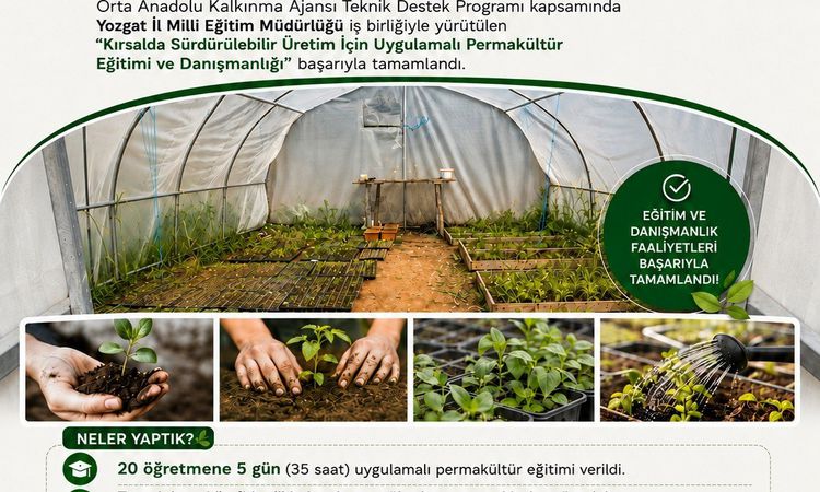 Sıcak Gündem: Yozgat'ta 20 Öğretmene Uygulamalı Permakültür Eğitimi Verildi
