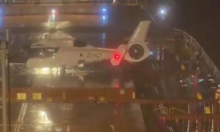 Son Gelişme: Cape Town'da helikopterle tahliye edilen yaralı denizci hastaneye sevk edildi