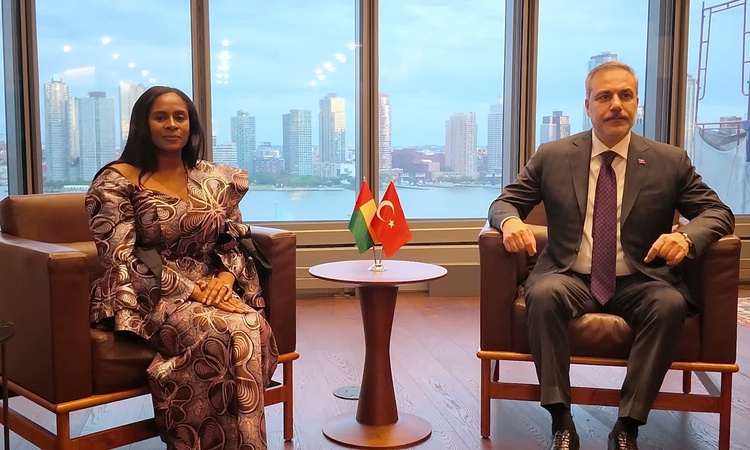 Son Gelişme: Dışişleri Bakanı Fidan, BM 81. Genel Kurulu'nda Gine Bissau mevkidaşı Jamu ile görüştü