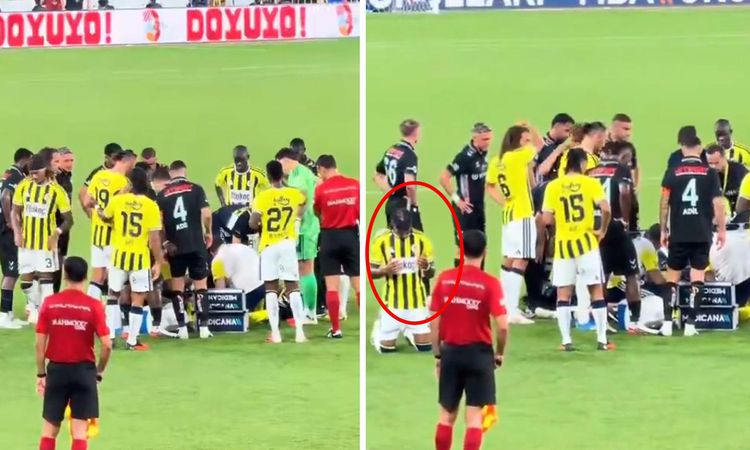 Son Gelişme: Dün geceye damga vuran anlar! Arkadaşının hareketsiz yattığını görünce dua etti