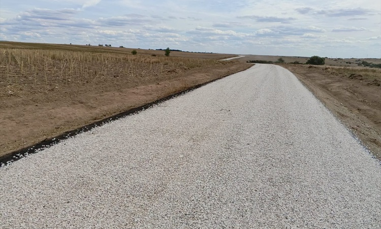 Son Gelişme: Edirne Lalapaşa'da Sarıdanişment-Tatarlar arası 6 kilometre sathi kaplama tamamlandı ve Merak Edi