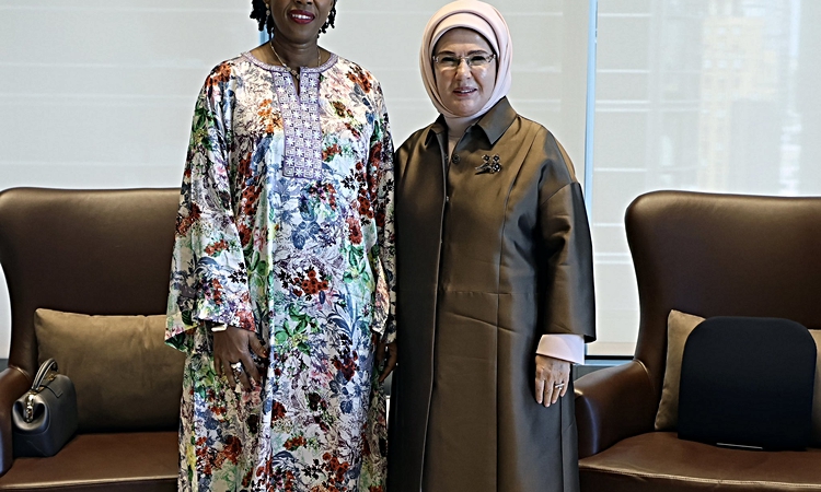Son Gelişme: Emine Erdoğan, Sierra Leone Devlet Başkanı’nın eşi Fatima Maada Bio ile görüştü