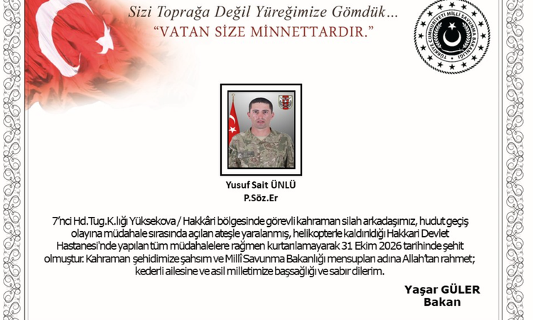 Son Gelişme: Hakkari'de bir asker gerileme kaydetti ve Merak Edilenler