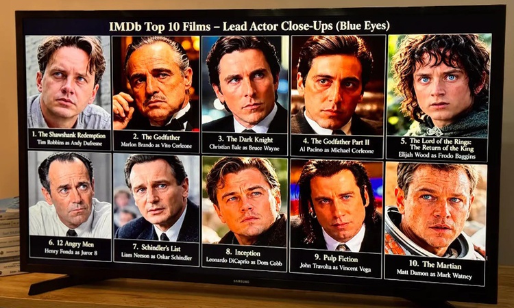 Son Gelişme: IMDb'deki 200 filmde İngilizce yapımların başrollerinin yüzde 51,9'u mavi gözlü çıktı ve Merak Ed